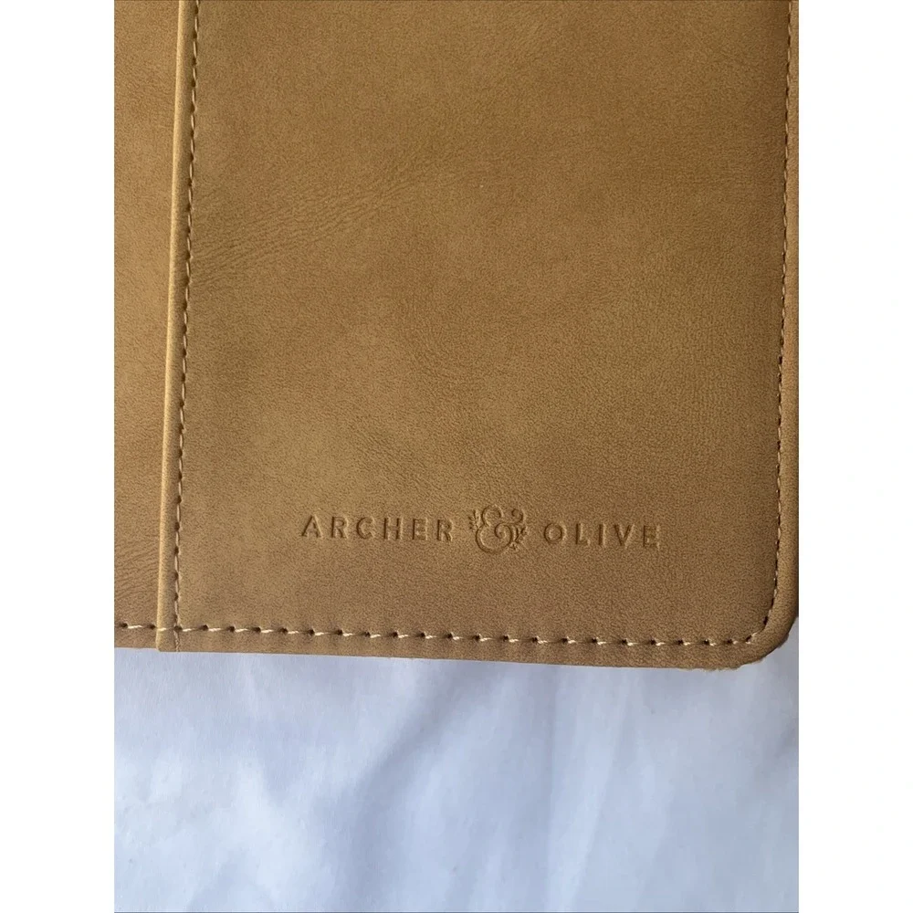 Archer & Olive A5 Journal Cover Layered Lands | Hand Sewn |Corduroy Tan